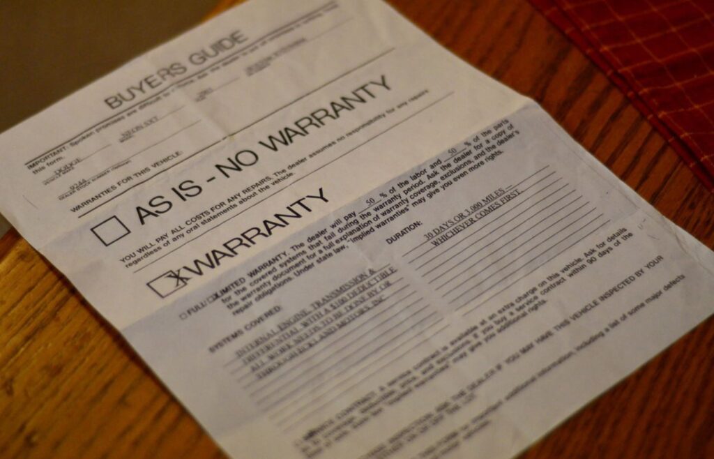 Don't Buy a Service Contract or an Extended Warranty